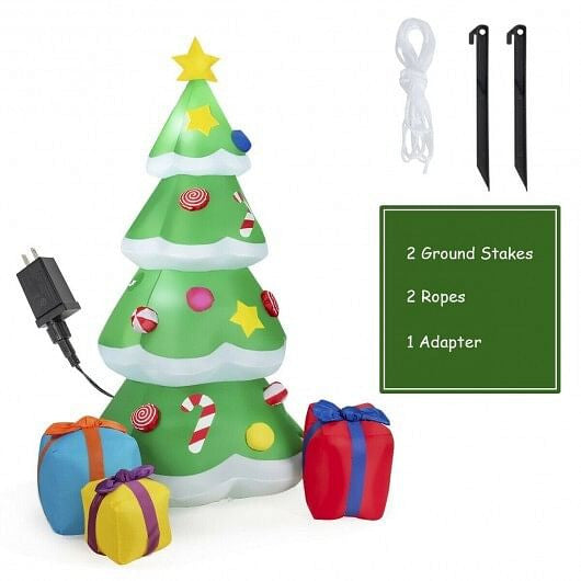 Inflatable Christmas Tree with 3 Gift Wrapped Boxes-0